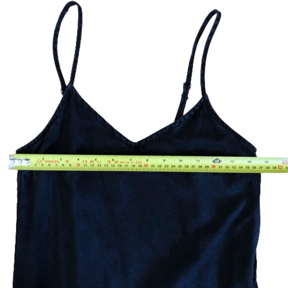 PAIGE Suki Black Pearl Lyocell Denim Relaxed Tapered Leg Jumpsuit - Picture 9 of 16